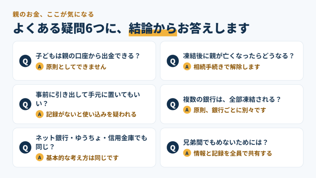 よくある疑問（Q&A）