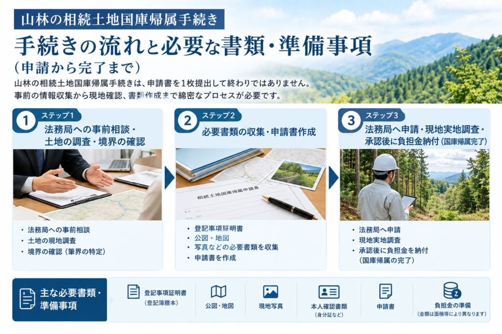 手続きの流れと必要な書類・準備事項
